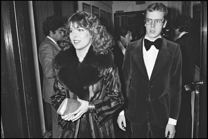 La princesse Caroline et le prince Albert de Monaco chez Maxim's en 1978.