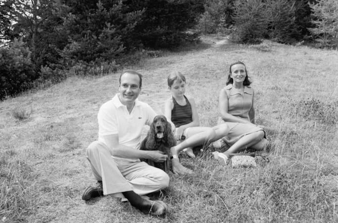 ... en vacances à Auron, dans les Alpes-Maritimes, le 18 août 1974.