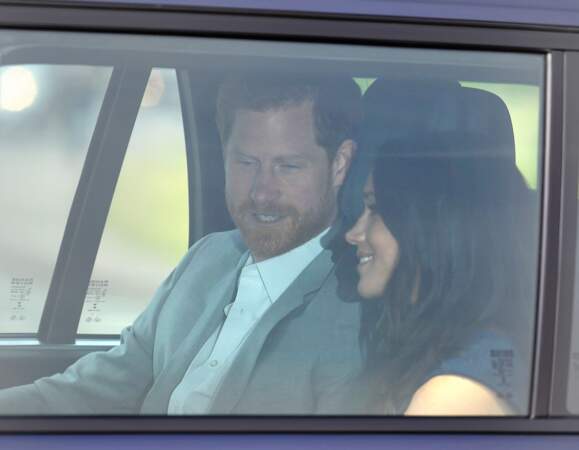 Le Prince Harry et sa fiancée Meghan Markle se dirigent vers le Château de Windsor pour la cérémonie