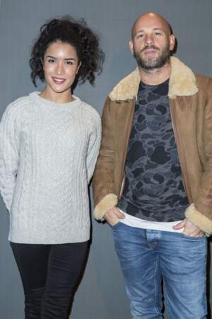 Sabrina Ouazani et Franck Gastambide à l'avant-première du film "Alliés"le 20 novembre 2016.