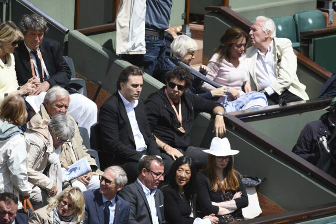 Patrick Bruel, immense fan de tennis et toujours présent à Roland Garros