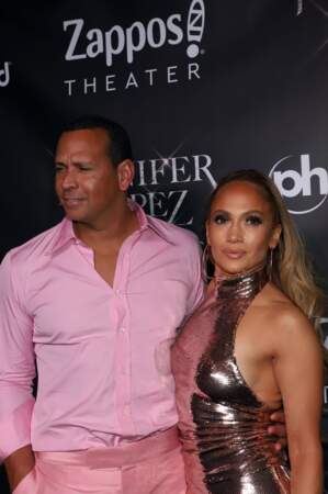 Alex Rodriguez et Jennifer Lopez à Las Vegas le 29 septembre 2018.