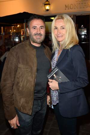 José Garcia et sa femme Isabelle Doval à la 200ème de la pièce "Novecento" à Paris le 25 octobre 2017.
