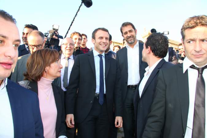 Christophe Castaner et Emmanuel Macron