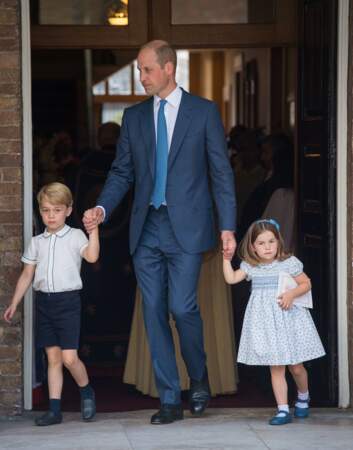 Le prince William, George et Charlotte