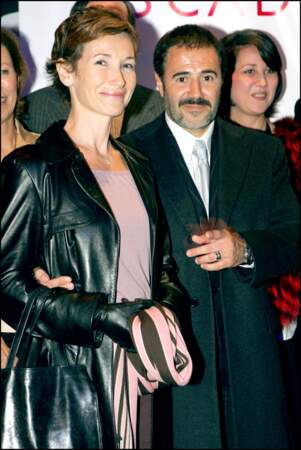 José Garcia et sa femme Isabelle Doval à la soirée d'ouverture du festival du Film de Paris le 29 mars 2005.