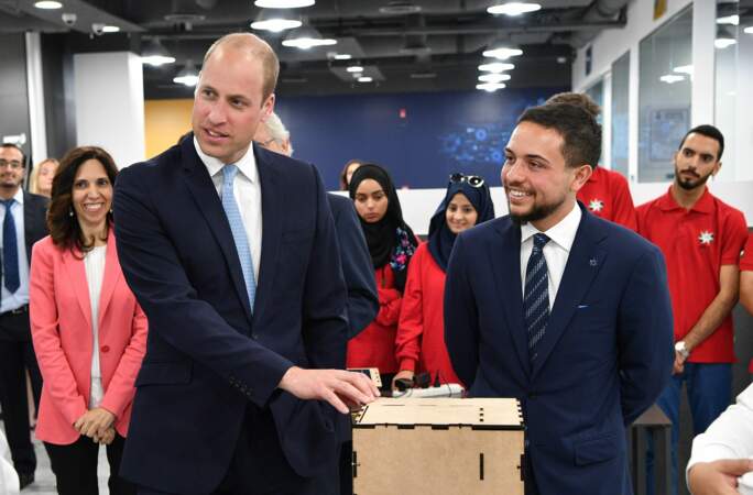 Le prince Hussein de Jordanie a accueilli le prince William le 24 juin