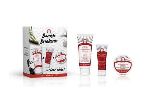 Skin Rescue Banish Breakouts Kit, First Aid Beauty, prix indicatif : 25 €
