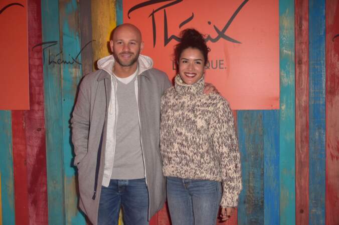 Franck Gastambide et Sabrina Ouazani à la représentation du cirque Phénix le 29 janvier 2017.