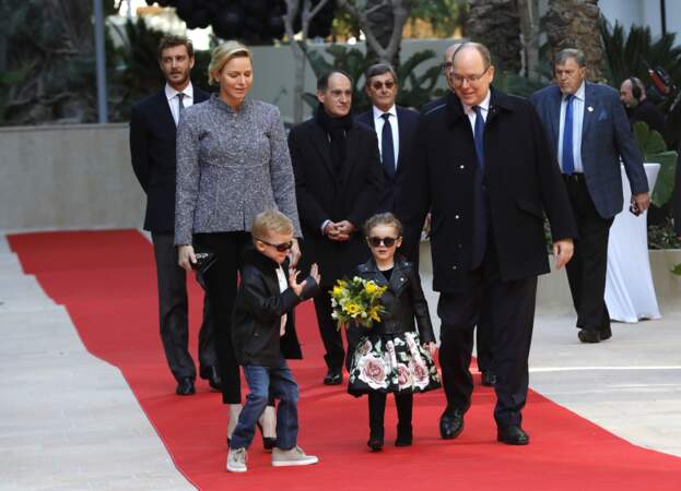 Inauguration du One Monte-Carlo et de la promenade Princesse Charlène le 22 février 2019...