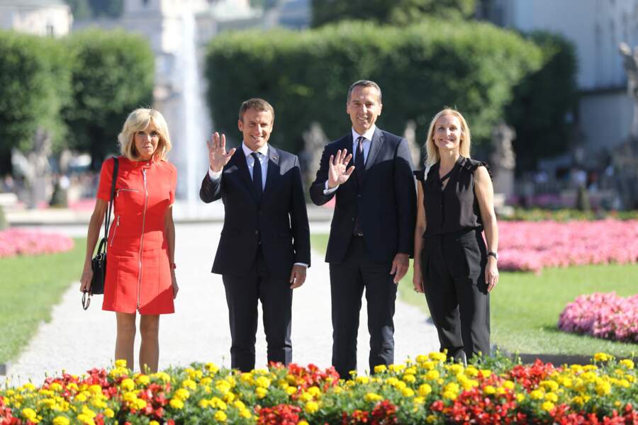 Emmanuel et Brigitte Macron - Août 2017