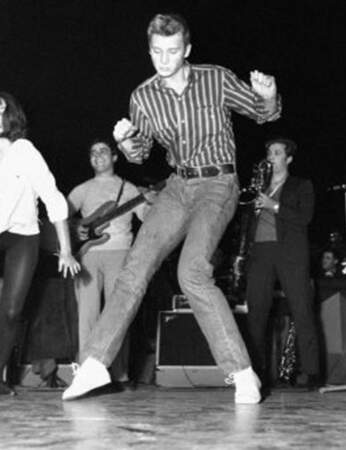 Johnny Hallyday : le look rockabilly