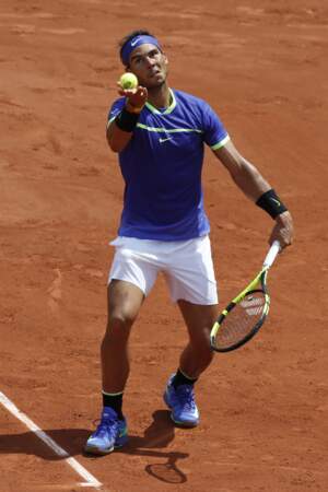 L'Espagnol Rafael Nadal, 9 fois vainqueur de Roland Garros 