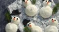 Mignardise de Noël : meringue coco bonhomme de neige