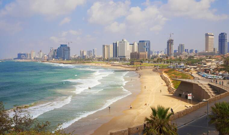 Plages et promenade de Tel Aviv