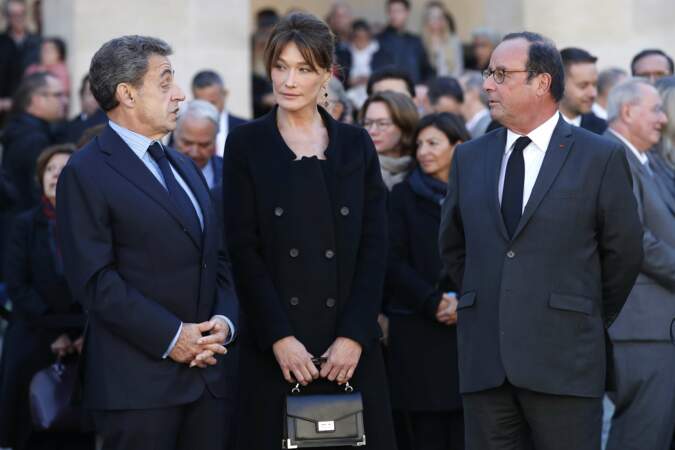 Nicolas Sarkozy, Carla Bruni Sarkozy et Francois Hollande