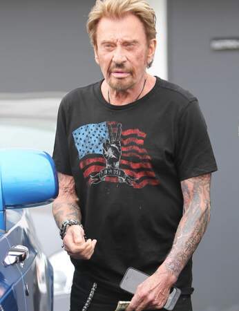 Johnny Hallyday : le look "relax"