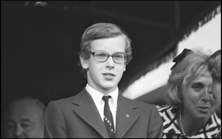 Le prince Albert de Monaco lors du grand prix de formule 1 de Monaco, en 1971