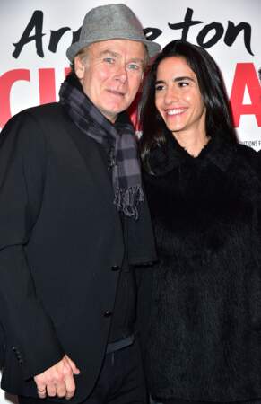 Franck Dubosc et sa femme Danièle à l'avant-première du film "Arrête ton cinéma !" à Paris le 6 janvier 2016.