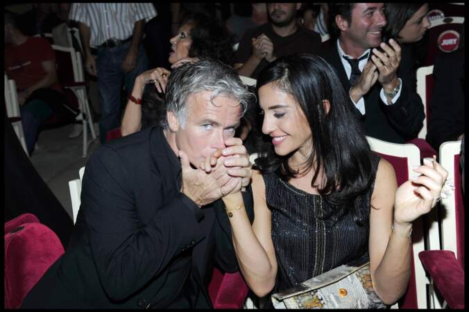 Franck Dubosc et sa femme Danièle au 2ème festival international du film de Tunis le 19 octobre 2008.