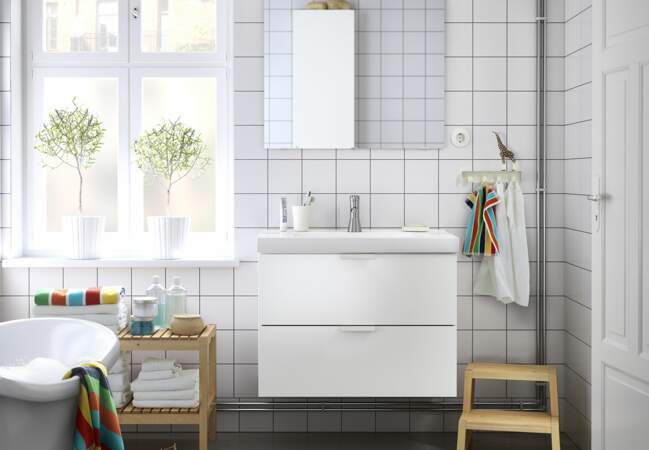 Tout pour une salle de bains Ikea : l'ambiance scandinave