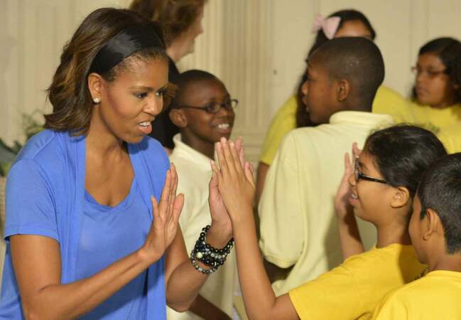 Michelle Obama : en mode maman