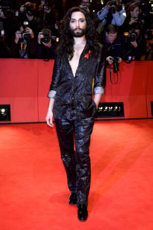 Conchita Wurst à la cérémonie de clôture du 67ème festival du film de Berlin le 18 février 2017.