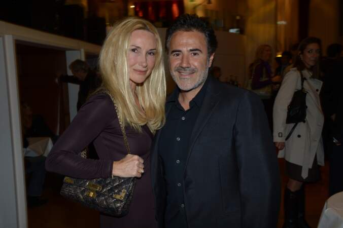 José Garcia et sa femme Isabelle Doval lors d'une soirée à Paris le 15 octobre 2012.