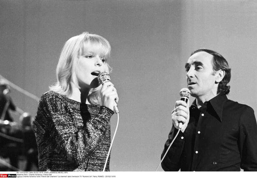 La Mamma avec Charles Aznavour