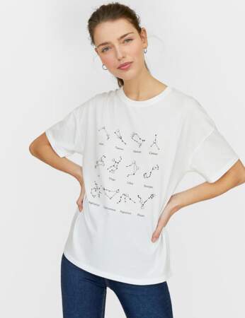 Tee-shirt blanc : astrologie