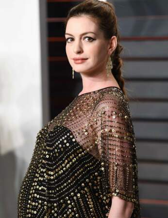 Belle enceinte : Anne Hathaway