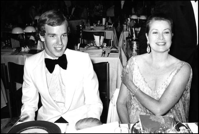 Le prince Albert et Grace de Monaco en 1976