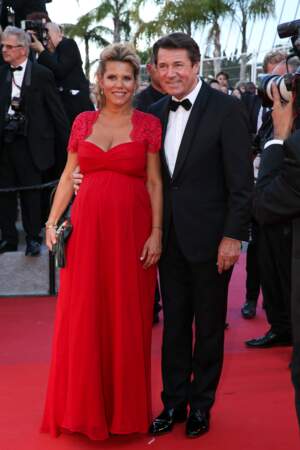 Laura Tenoudji et son époux Christian Estrosi il y a quelques jours au Festival de Cannes