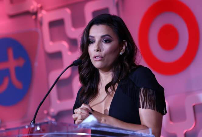 Lors de la soirée de gala de sa "fondation Eva Longoria" à Beverly Hills le 12 octobre 2017.
