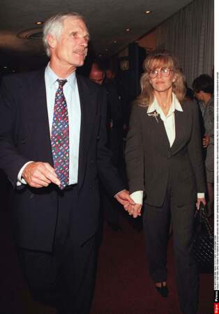 Jane Fonda et Ted Turner, son troisième mari - Ici, en 1997