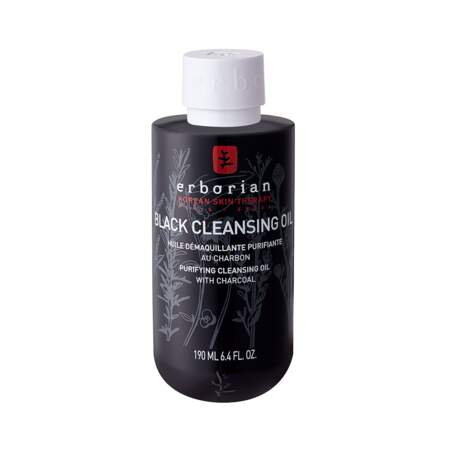 Black Cleansing Oil - Huile Nettoyante, Erborian, 25 €