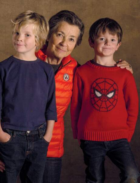 Anne et ses deux petits fils