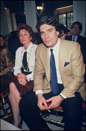 Bernard Tapie et sa femme Dominique Tapie, le 31 janvier 1985.