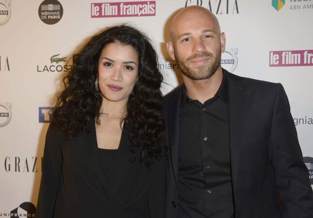 Franck Gastambide et Sabrina Ouazani aux Trophées du Film français le 2 février 2016.