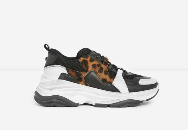 Basket dad shoes : léopard