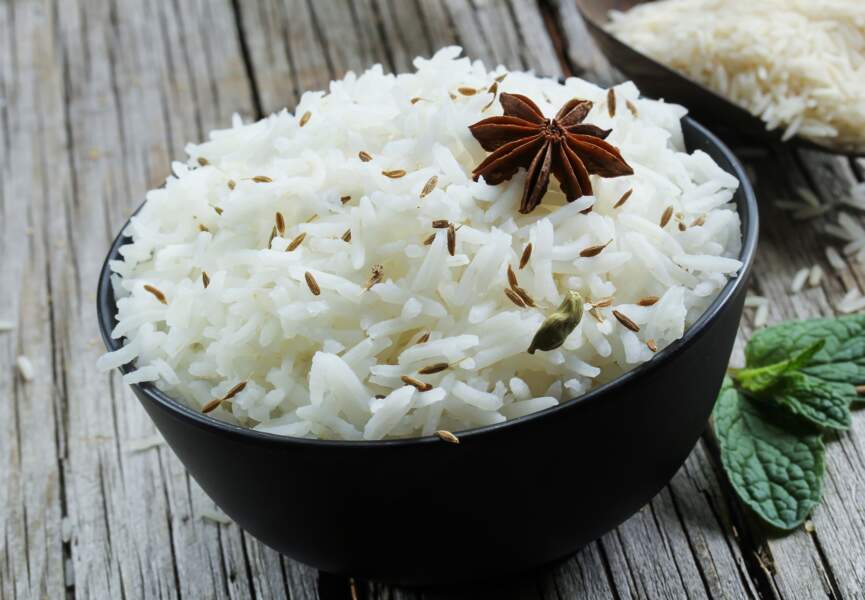 Le riz blanc