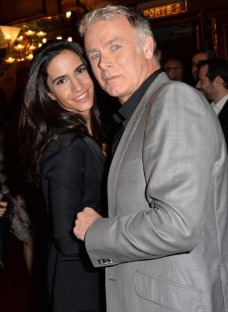 Franck Dubosc et sa femme Danièle à l'avant-première du film "Fiston" à Paris le 10 février 2014.