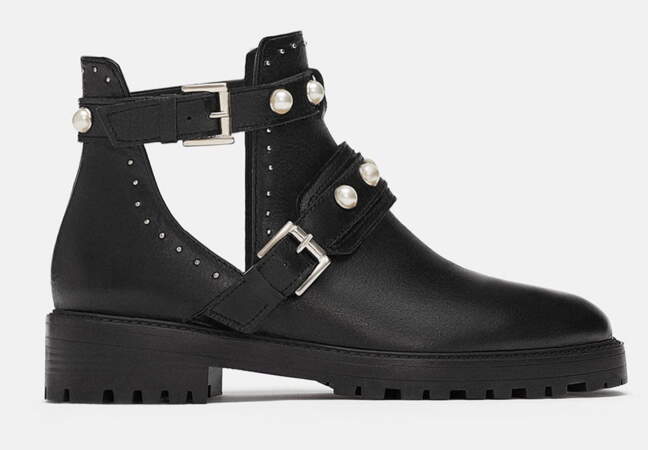 boots perle femme