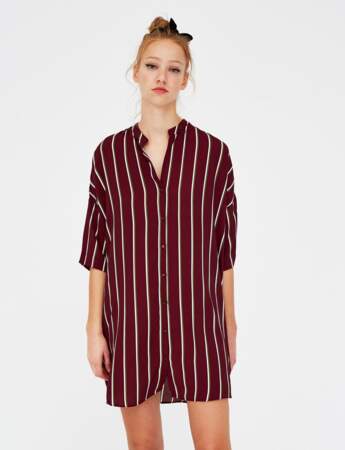 Tendance robe 2018 : la robe chemise rayée