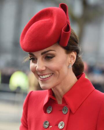 Kate Middleton habillée en Catherine Walker 