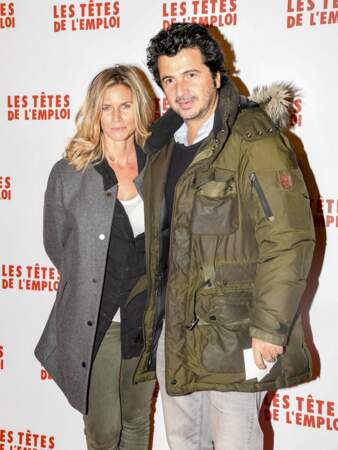 Sarah Lelouch et David Marouani à l'avant-première du film "Les têtes de l'emploi" à Paris le 14 novembre 2016.