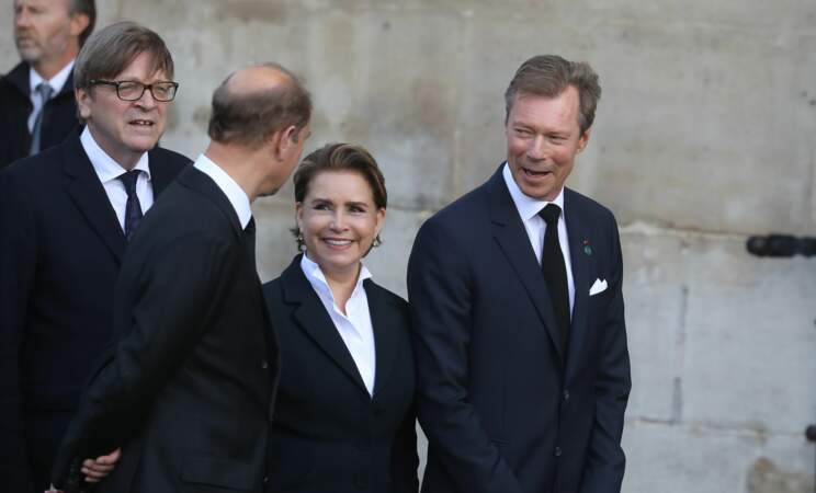 ... la Grande-Duchesse Maria Teresa et le Grand-Duc Henri de Luxembourg...