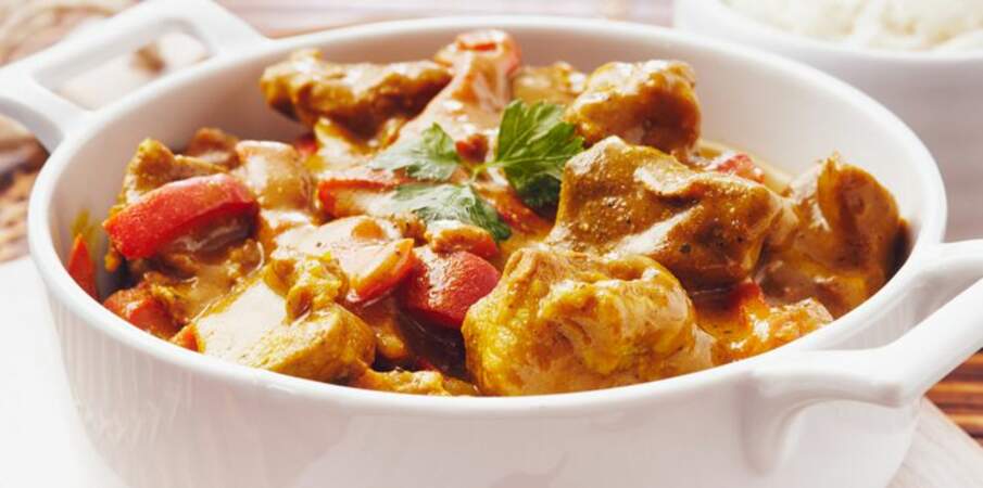 Curry de porc à l'indienne