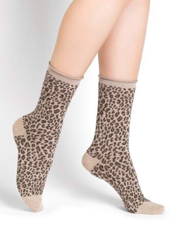 Tendance léopard : chaussettes