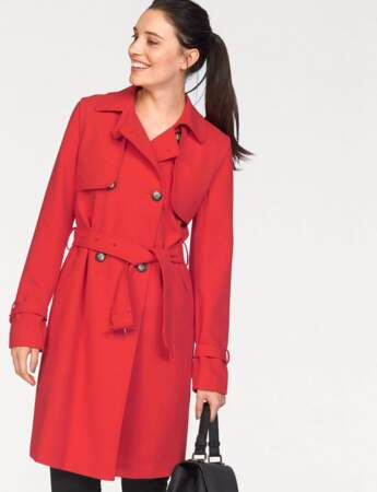 Trench tendance : rouge